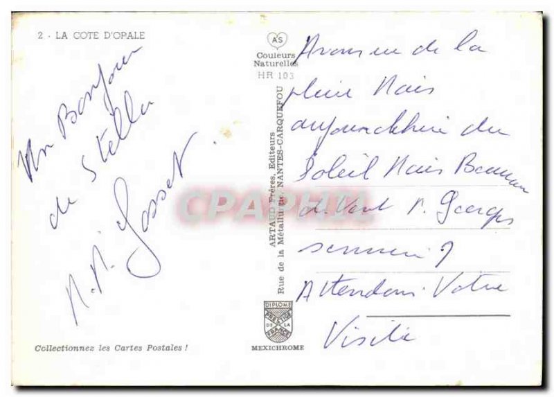 Modern Postcard The Cote d'Opale