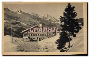 Postcard Old Scout Jamboree international Chalet guides and Girl Scouts