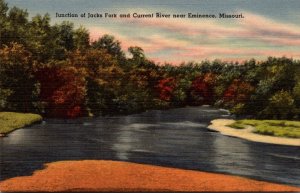 Missouri Junction Of Jacks Fork and Current River Near Eminence