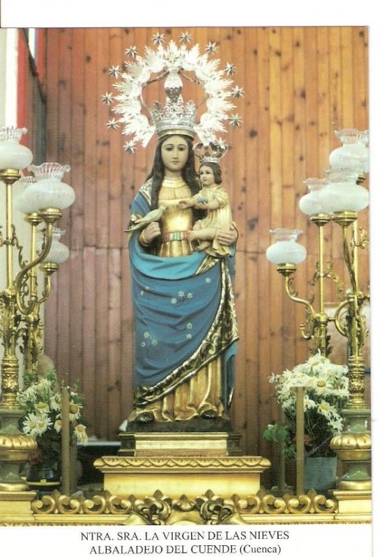 Postal 026698 : Ntra. Sra. La Virgen de las Nieves, Albaladejo del Cuende (Cu...