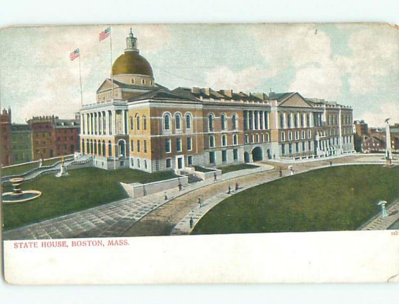 Unused Pre-1907 STATE HOUSE Boston Massachusetts MA n5165