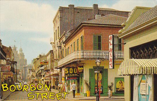 Louisiana New Orleans Bourbon Street