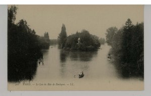 France - Paris. Boulogne Woods, The Lake