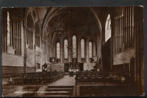 Herefordshire Postcard - Hereford Cathedral, Lady Chapel     U1100