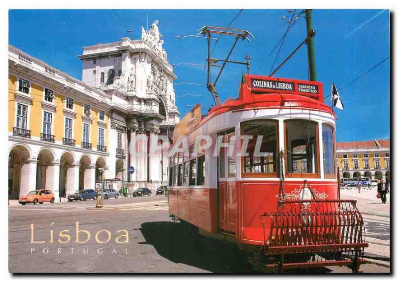 Postcard Modern Lisboa Praca do Comercio