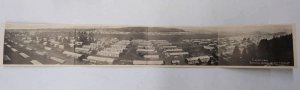 Tacoma Washington Camp Lewis Panoramic View Quad-Fold Postcard AA1457