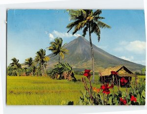 Postcard The Beautiful Mayon Volcano, Albay, Philippines