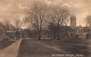 WINCHESTER  HAMPSHIRE ENGLAND~COLLEGE-MEADS-P & G WELLS PHOTO POSTCARD