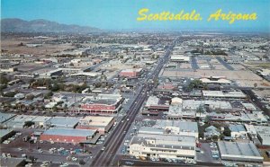 Scottsdale Arizona Airview Petley Postcard 21-12389