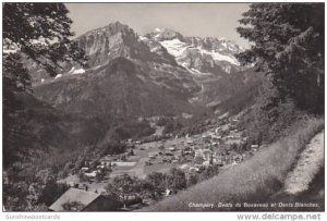 Switzerland Champery Dents de Bonaveaux et Dents Blanches 1966 Photo