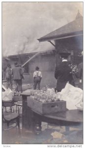 RP: #3/3 Railroad Depot Fire , Clemson , South Carolina , 1904 ;