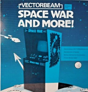 Space War Arcade Game Magazine AD 1978 Vintage Retro Video Gaming Dead Eye