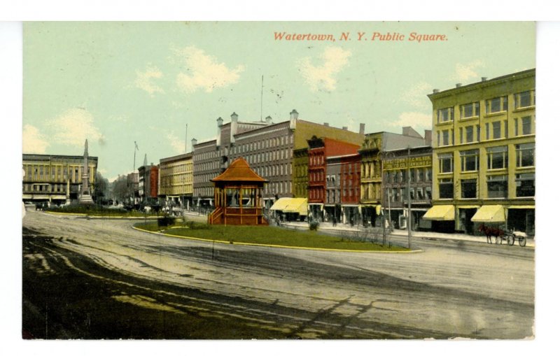 NY - Watertown. Public Square