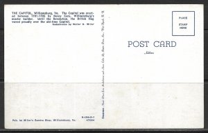 Virginia, Williamsburg - The Capitol - [VA-198]