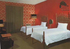 Bedroom At Hotel Castor Porto Portugal 1980s Postcard