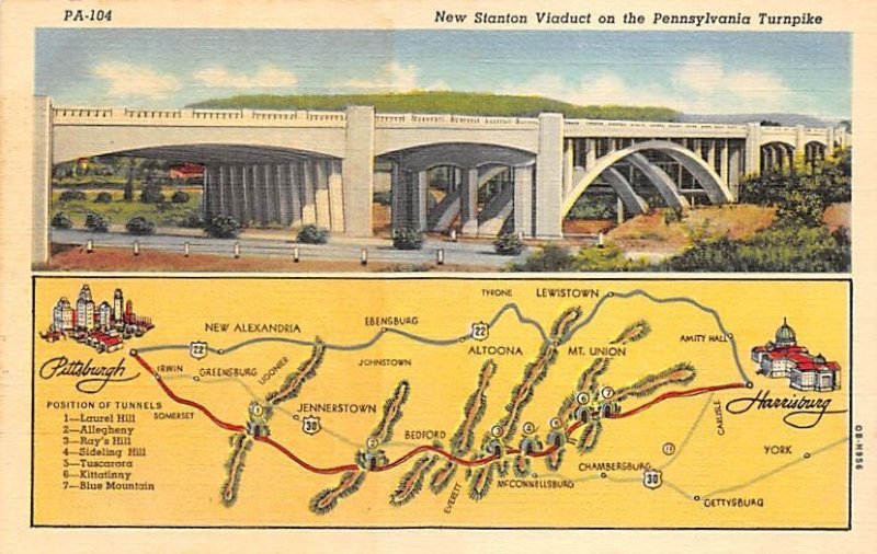 New Stantonn Viaduct Pennsylvania, USA Unused 