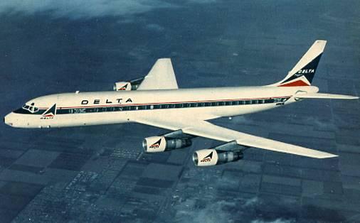 Delta Airlines Douglas DC-8 Fanjet - (Airline Issued)