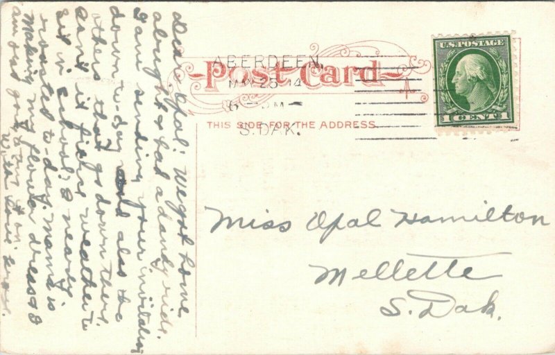 Aberdeen SD~Northern Normal & Industrial School Building~Circular Drive~1914 