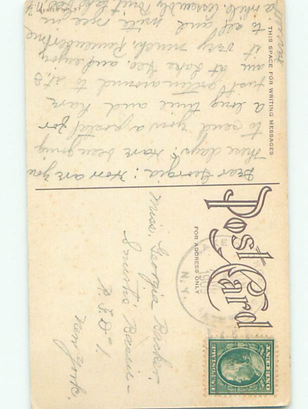 Divided-Back PRETTY WOMAN Risque Interest Postcard AA8682