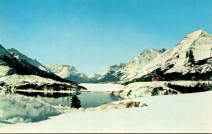 Canada Waterton National Park Winter Scene In The Waterton Valley