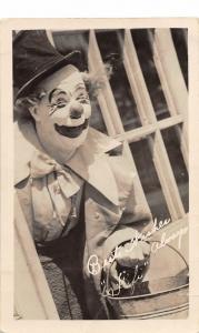 F21/ Interesting Photo RPPC Postcard c1940s Canada FIFI the Clown 17