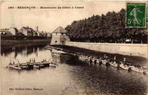 CPA BESANCON - Manoeuvre du Génie a Canot (486589)