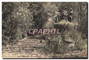 Postcard Old Troyes Garden Chevreuse