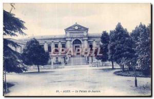 Old Postcard Agen Courthouse