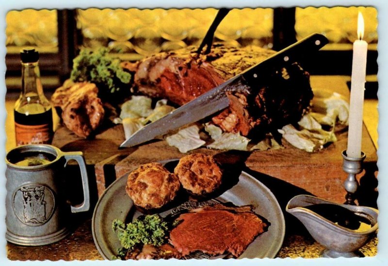 GUAM HILTON, Tumon ~ Roast Beef & Ale GALLEON GRILL c1970s 4x6 Postcard 