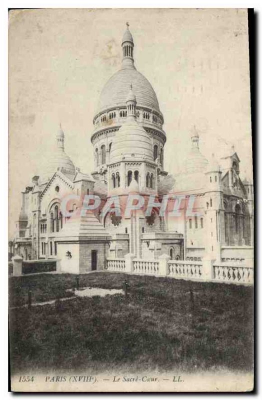 Old Postcard Paris (XVIII) Sacre Coeur