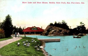 California San Francisco Golden Gate Park Stowe Lake and Boat House