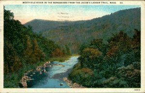 B579 United States Westfield River in Berkshires from Jacob`s Ladder Trail 1928