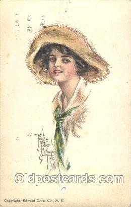 American Girl No. 27 Pearl Eugenia Fidler, Artist Signed 1913 very light hard...