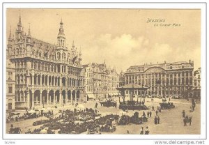 La Grand' Place, Bruxelles, Belgium, 1900-1910s