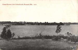 Newport Maine Lake Sebasticook Camp Benson Antique Postcard K76611