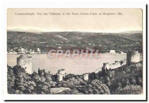 Turkey Turkey Constantinople Old Postcard View Castle and Freshwater d & # 39...