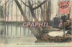 Postcard Old 1053 joinville the bridge cascade has minimal gravel