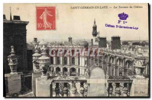 Old Postcard Saint Germain en Laye Terrasses du Chateau