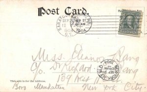 Saratoga New York Kaydeross Park View from Pavilion Postcard AA4979