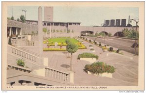 Rainbow Bridge Entrance and Plaza, Niagara Falls,Canada,20-40