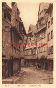 France, Strasbourg, Bain-Aux-Plantes, Street Scene, Braun & Cie No 136 A