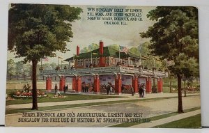 Sears Roebuck and Co. Agricultural Exhibit at Springfield State Fair Postcard H1