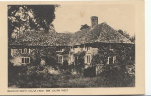 Sussex Postcard - Backsettown House From The South West   A5421