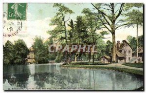 Versailles Old Postcard Park Petit Trianon Tower of Marlborough and the mill