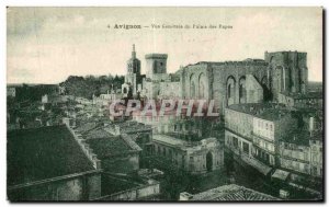 Postcard Old Avignon Vue Generale De Palais Des Papes