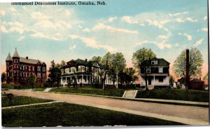 Immanuel Deaconess Institute Omaha NE Vintage Postcard Y15