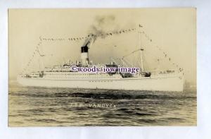 pf7168 - Lamport Liner - Vandyck , built 1921 sunk 1940 - postcard by Feilden