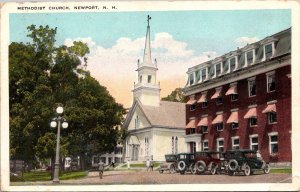 Methodist Church, Newport NH c1928 Vintage Postcard Q46