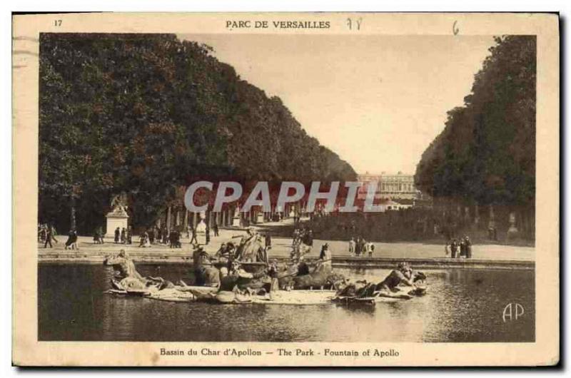 CPA Parc de Versailles Bassin du Char d'Apollon 