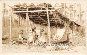 Seminoles Indian Camp, Everglades Seminole Indians, Florida USA Unused 